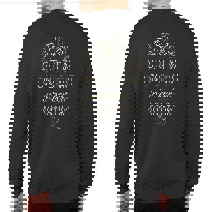 Lactation Consultant Best Lactation Consultant Sweatshirt Back Print