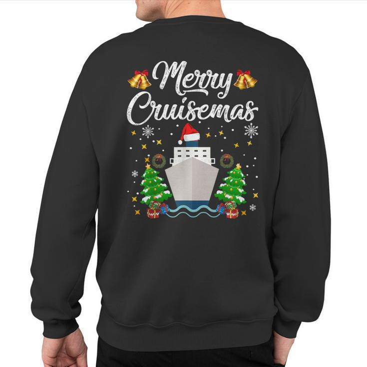 Merry Cruisemas Family Christmas 2019 On Cruise Sweatshirt Back Print