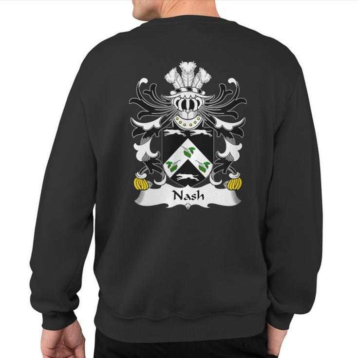 Nash Coat Of Arms Family Crest Sweatshirt Back Print