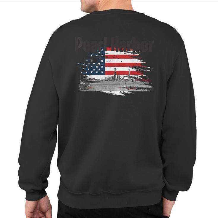 Pearl Harbor Memorial Remembrance Sweatshirt Back Print