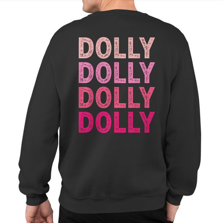 Personalized Name Dolly I Love Dolly Sweatshirt Back Print