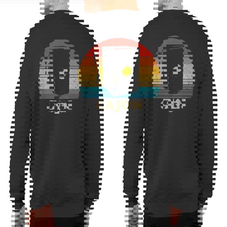 Peruvian Cajon Retro Sweatshirt Back Print