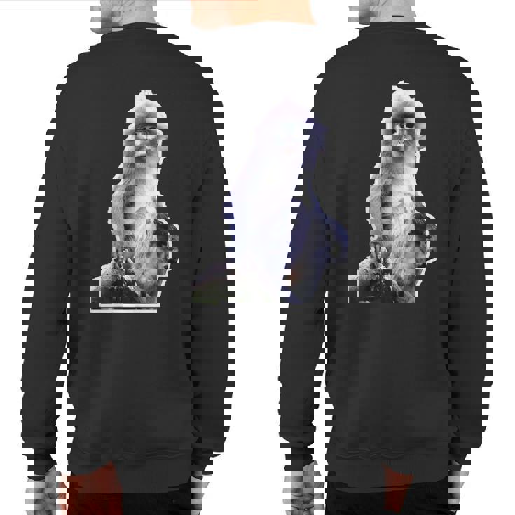 Popa Langur Lovers Sweatshirt Back Print