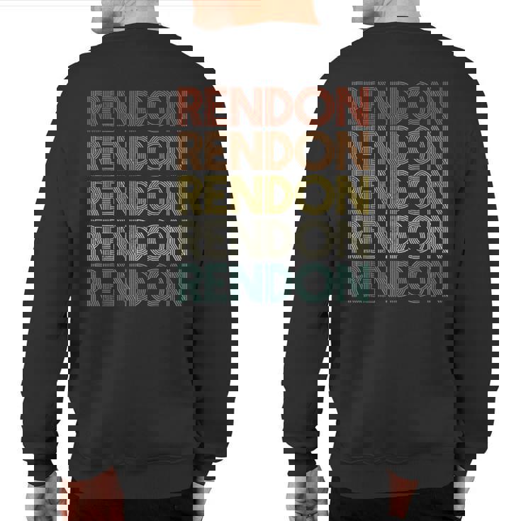 Rendon Vintage Retro Sweatshirt Back Print