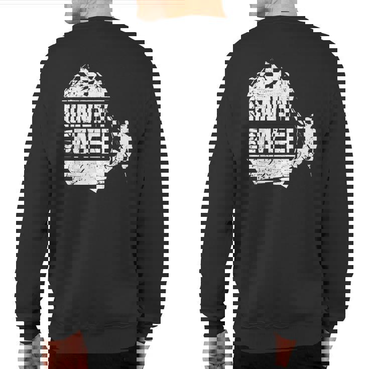 RockClimbersLovers Sweatshirt Back Print RockClimbersLovers Sweatshirt Back Print