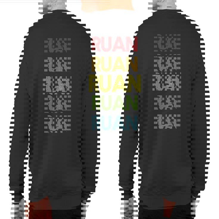 Ruan Name Sweatshirt Back Print