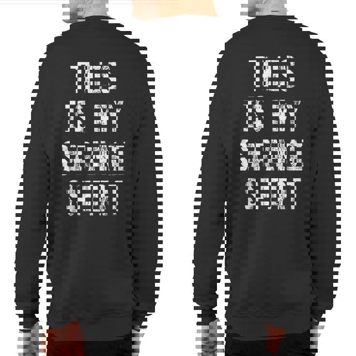 This Is My Sarangi Sarangi Player Sweatshirt Back Print