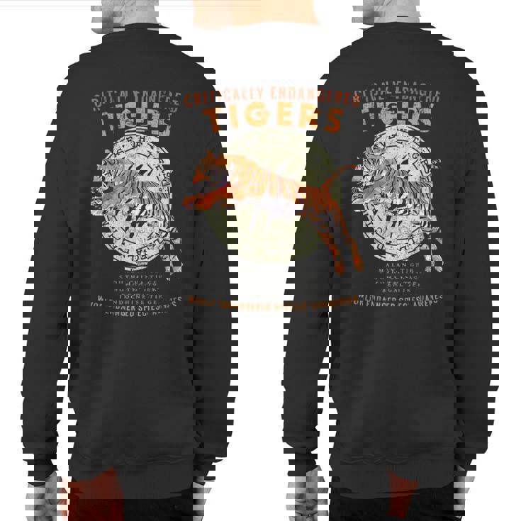 Save The Tigers Sweatshirt Back Print