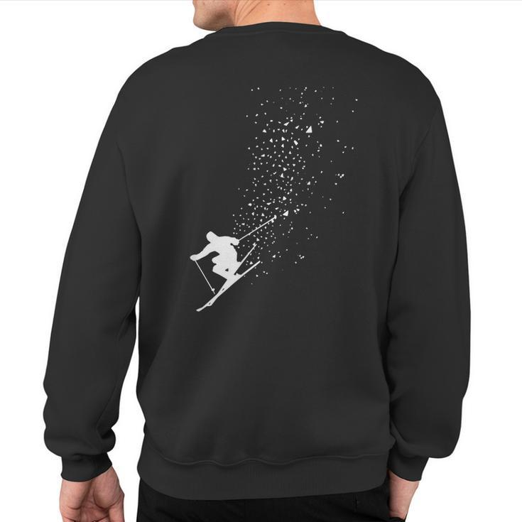 Ski Freestyle Skiing Freeski Winter Sports Skier Sweatshirt Back Print