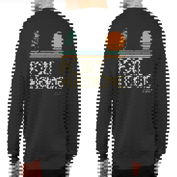 Vintage Port Hueneme California Sweatshirt Back Print