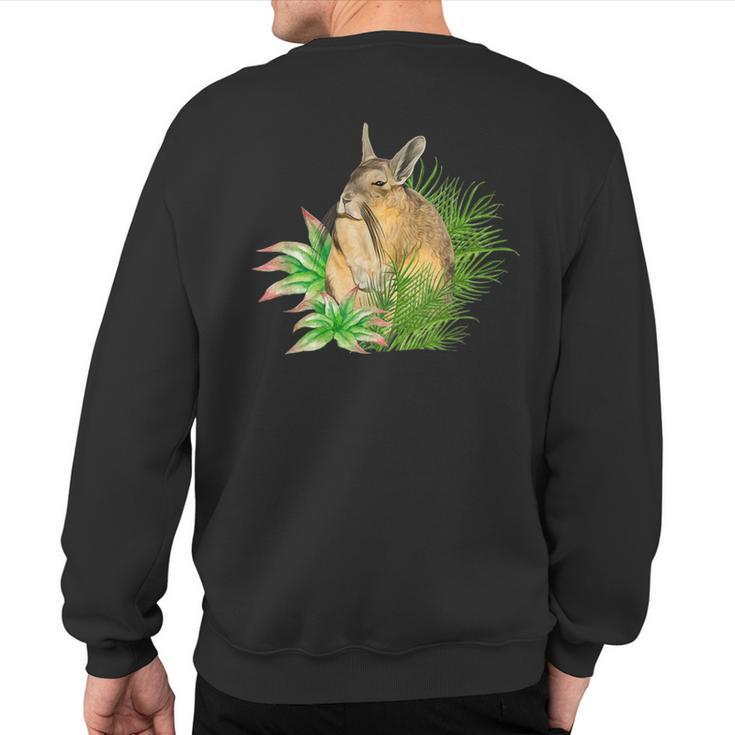 Viscachas South American Rodent Lover Cute Exotic Pet Sweatshirt Back Print