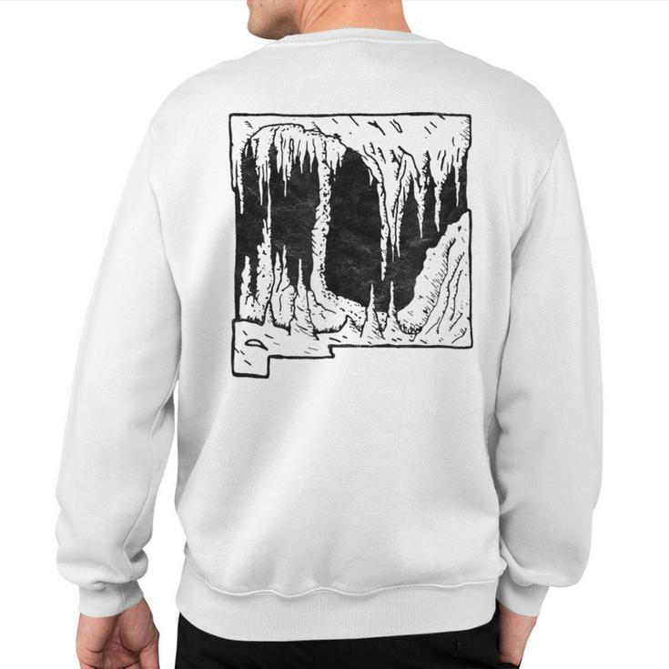 Carlsbad Caverns National Park New Mexico Cave Retro Sweatshirt Back Print