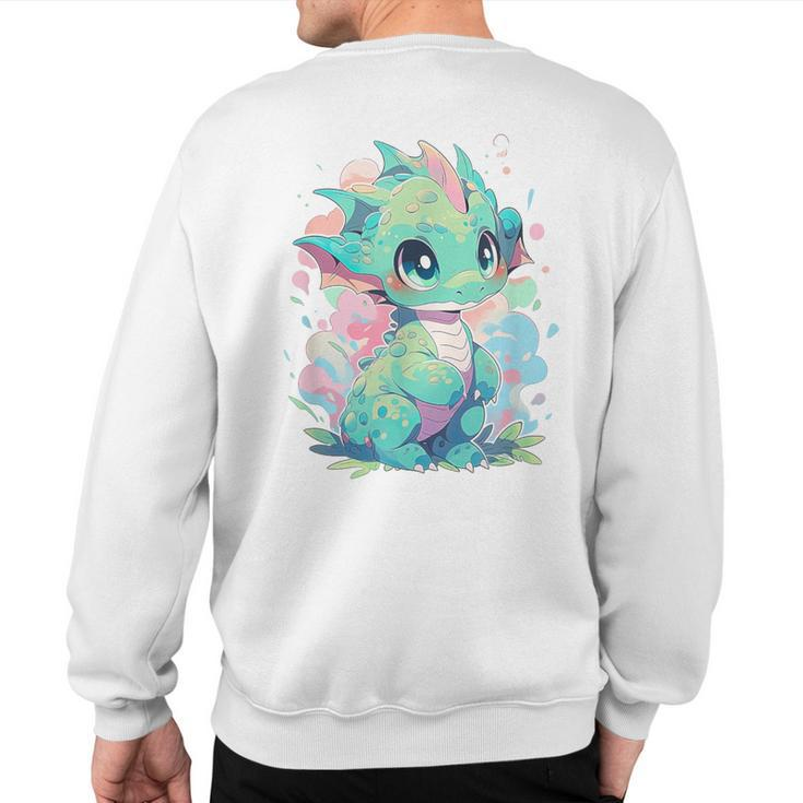 Cute Dragon Dragon Lover Baby Sweatshirt Back Print
