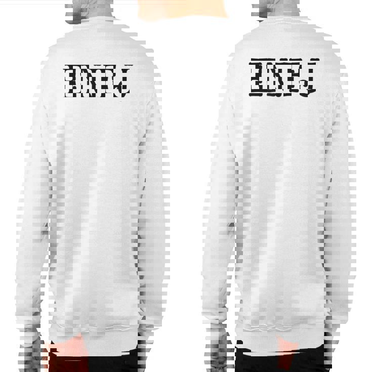 Enfj Extrovert Personality Type Sweatshirt Back Print