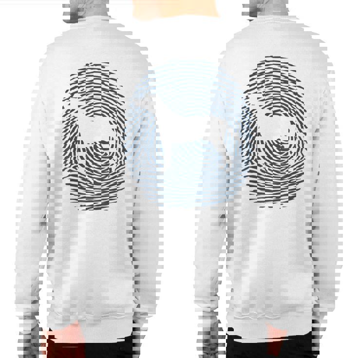 Hamiltonstovare Dna Fingerprint I Dog Hamiltonstovare Sweatshirt Back Print