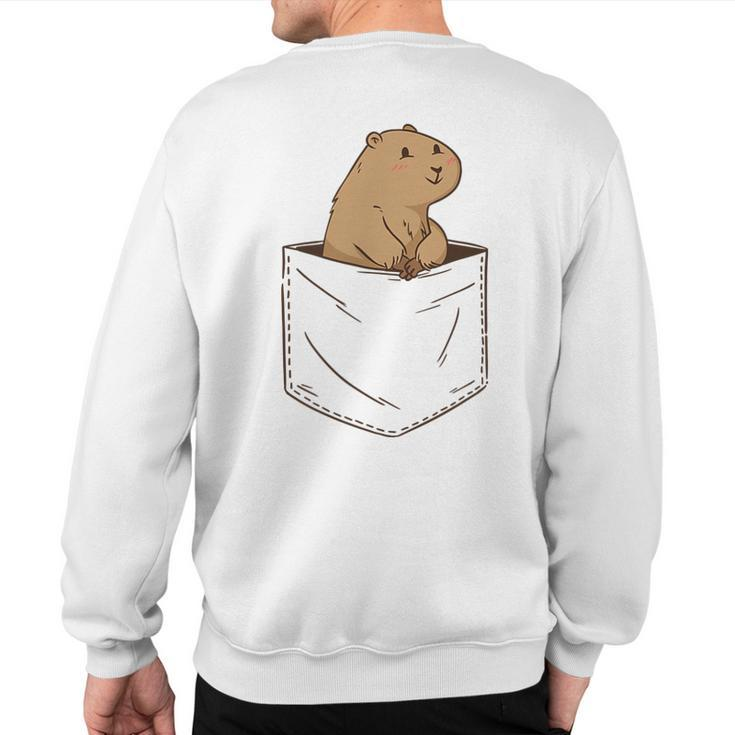 Prairie Dog Brown Rodent Pet Animal Expert Cute Mammals Sweatshirt Back Print
