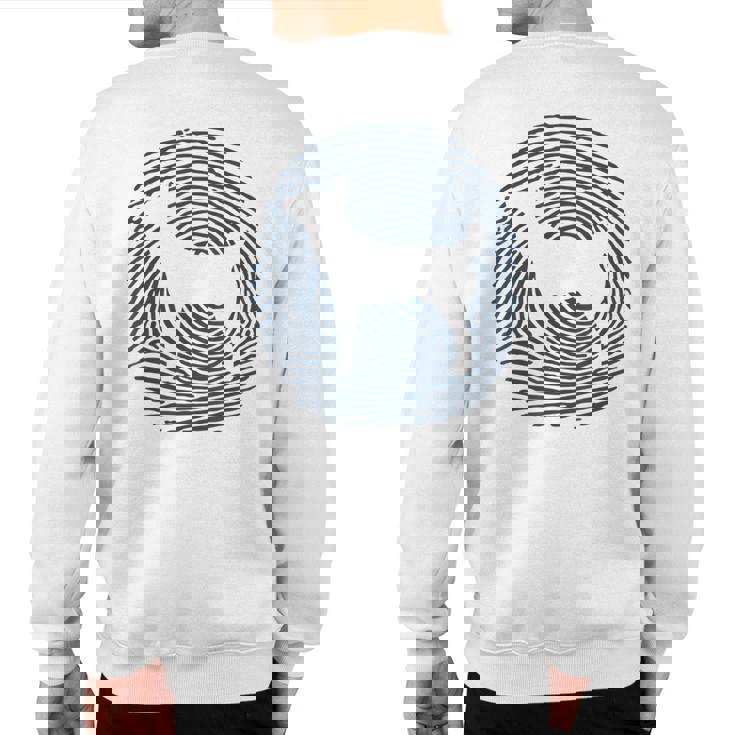 Tahltan Bear Dog Dna I Fingerprint Tahltan Bear Dog Sweatshirt Back Print