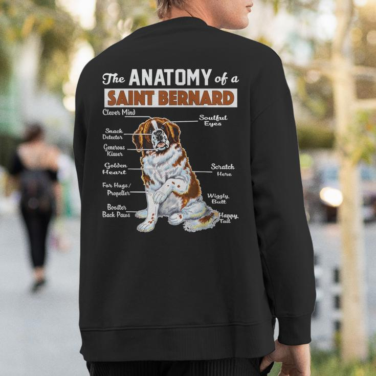 The Anatomy Of A Saint Bernard Sweatshirt Back Print
