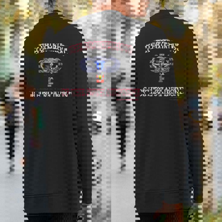 Brotherhood 509Th Airborne Sweatshirt Back Print Brotherhood 509Th Airborne Sweatshirt Back Print