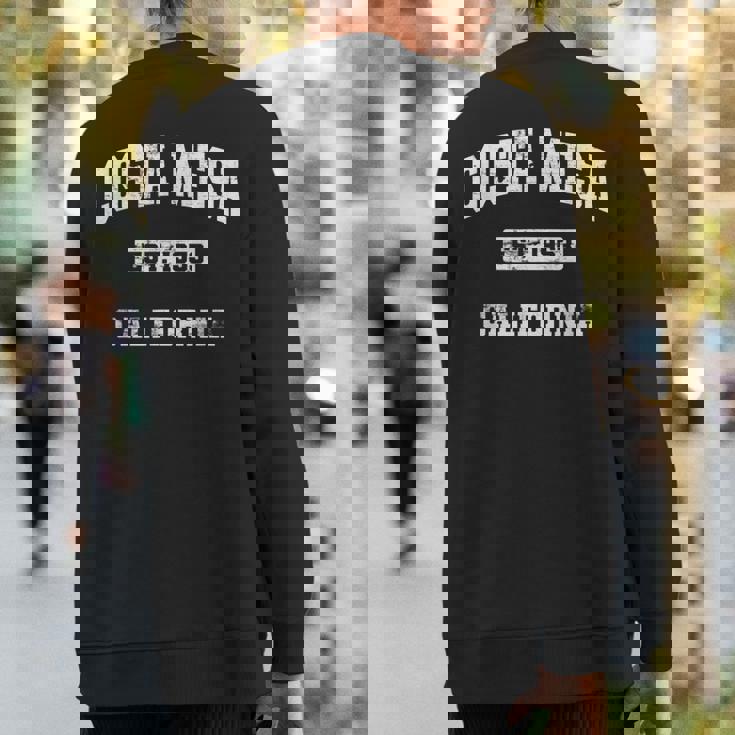 Costa Mesa California Ca State Vintage Athletic Style Sweatshirt Back Print