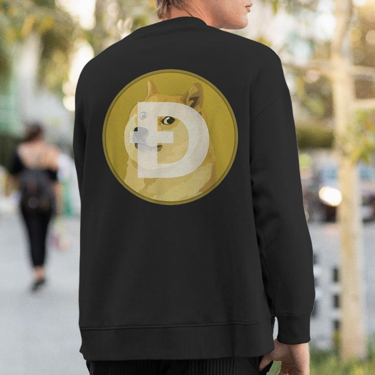 Dogecoin Cryptocurrency Token Sweatshirt Back Print