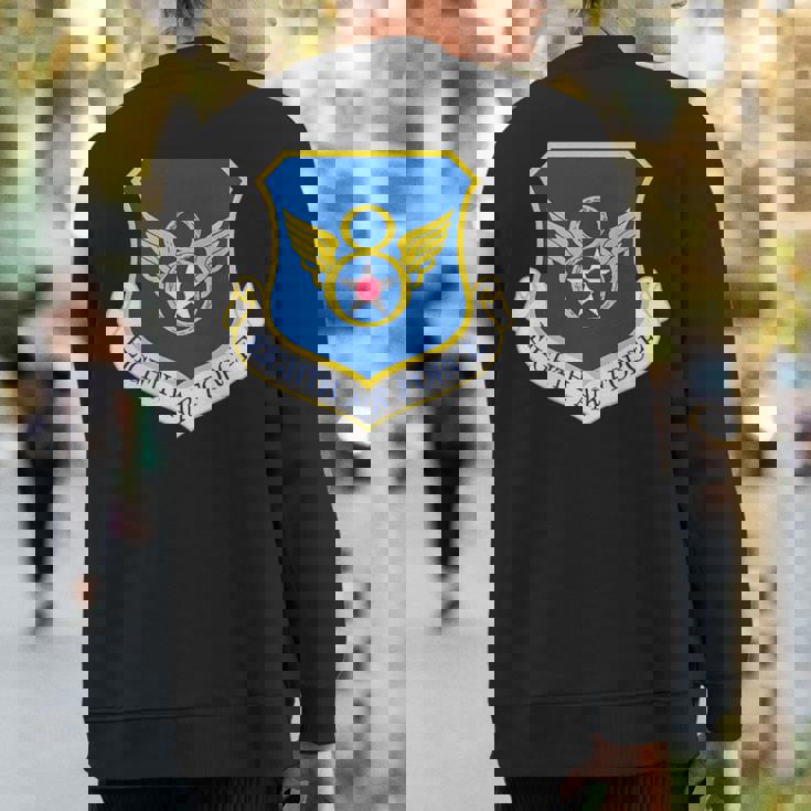 Eighth Air Force Barksdale Afb B-52 Military Sweatshirt Back Print Eighth Air Force Barksdale Afb B-52 Military Sweatshirt Back Print