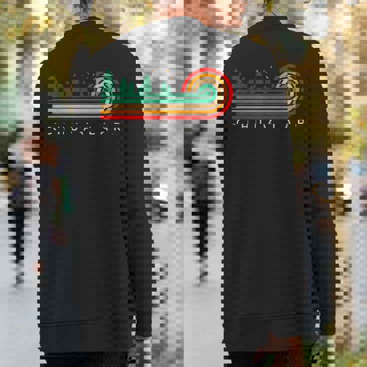 Evergreen Vintage Stripes Chualar California Sweatshirt Back Print Evergreen Vintage Stripes Chualar California Sweatshirt Back Print