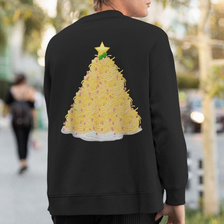 Noodle Christmas Tree Ramen Lover's Xmas Pajama Sweatshirt Back Print