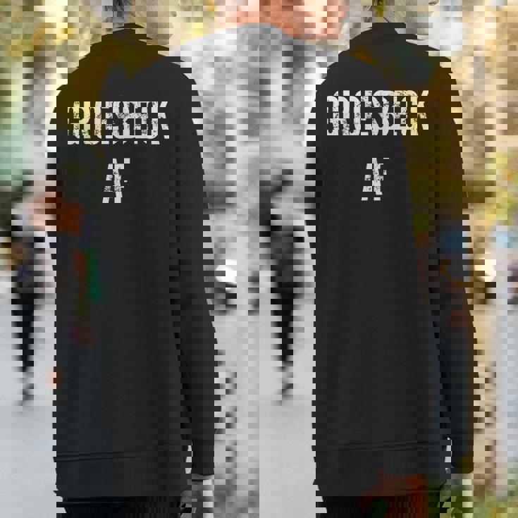 Groesbeck Af Sweatshirt Back Print