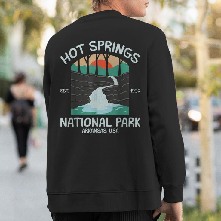 Hot Springs Us National Park Arkansas Sweatshirt Back Print