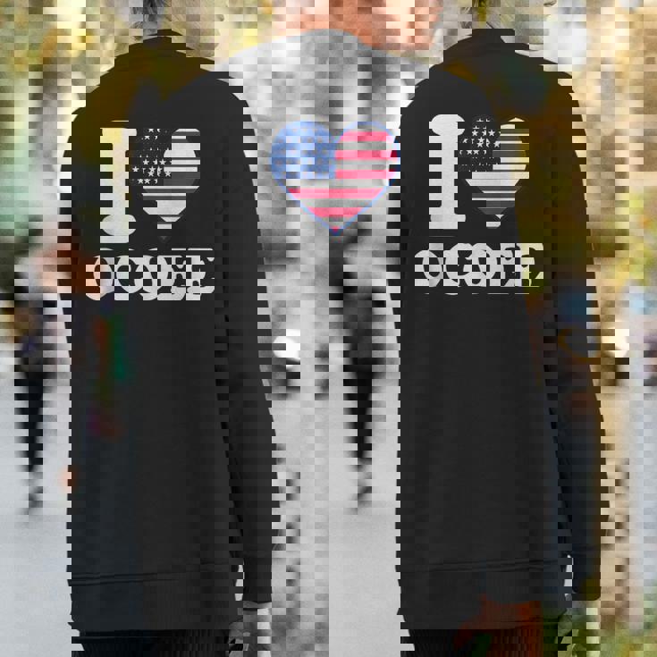 I Love Ocoee I Heart Ocoee Sweatshirt Back Print