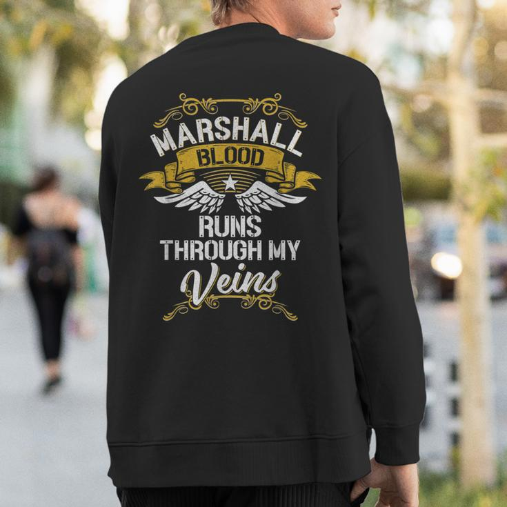 Marshall Blood Runs Through My Veins Sweatshirt Back Print