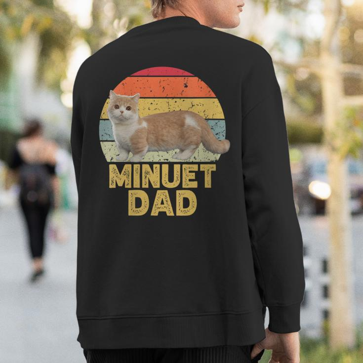 Minuet Napoleon Cat Dad Retro For Cats Lover Sweatshirt Back Print