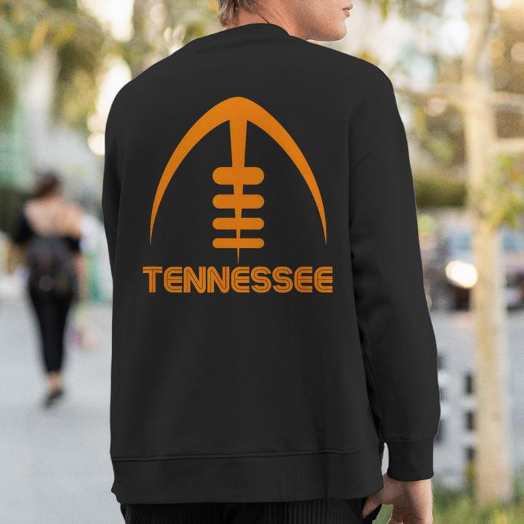 Retro Tennessee Tn Orange Vintage Classic Tennessee Sweatshirt Back Print