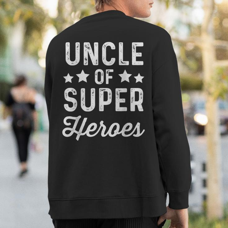 Uncle Super Heroes Superhero Sweatshirt Back Print