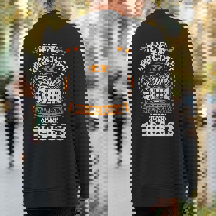 Never Underestimate A Black Queen September 1963 Sweatshirt Back Print