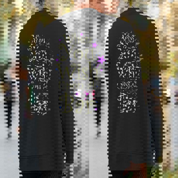 When You Wish Upon A Bar For Magical Nights Sweatshirt Back Print