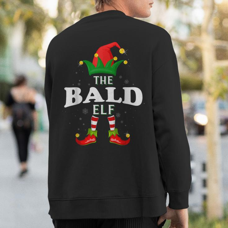 Xmas Bald Elf Family Matching Christmas Pajama Sweatshirt Back Print