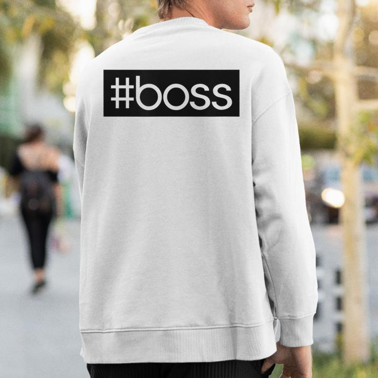 Boss Chief Executive Officer Ceo Sweatshirt Back Print