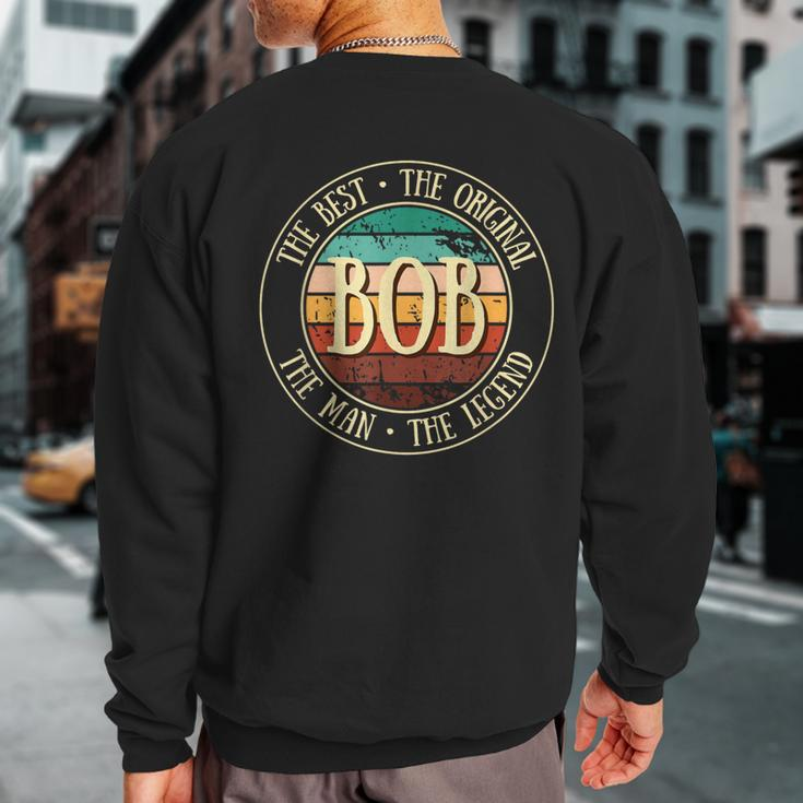 Bob Legend Vintage For Idea Name Sweatshirt Back Print