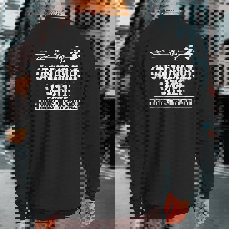 Cantabrian Water Owners Sweatshirt Back Print