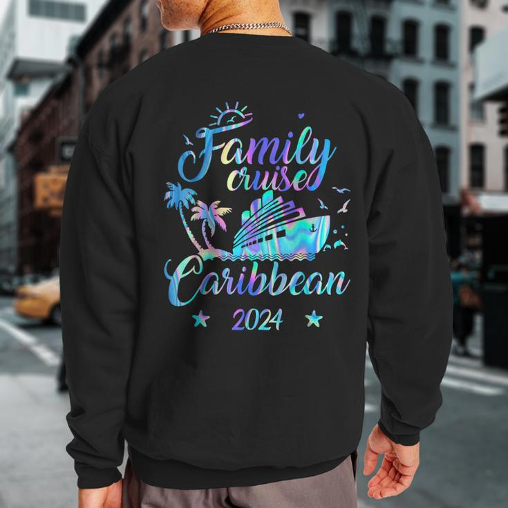 Caribbean Family Cruise 2024 Matching Vacation Friends Ship Sweatshirt Back Print