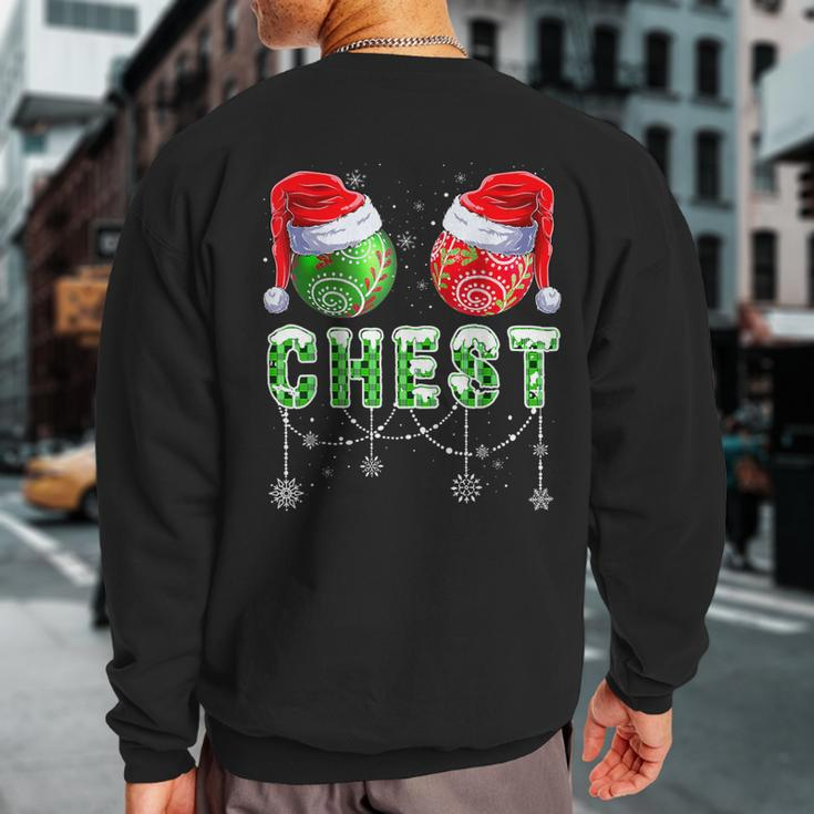 Chestnuts Matching Family Chestnuts Christmas Couples Sweatshirt Back Print