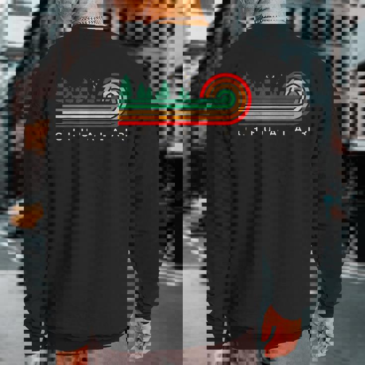 Evergreen Vintage Stripes Chualar California Sweatshirt Back Print Evergreen Vintage Stripes Chualar California Sweatshirt Back Print