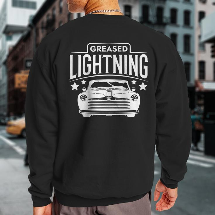 Greased Lightning Hot Rod Greaser Sweatshirt Back Print