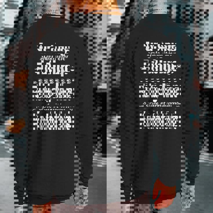 Kromfohrländer Foot Horn For Kromfohrländer Sweatshirt Back Print