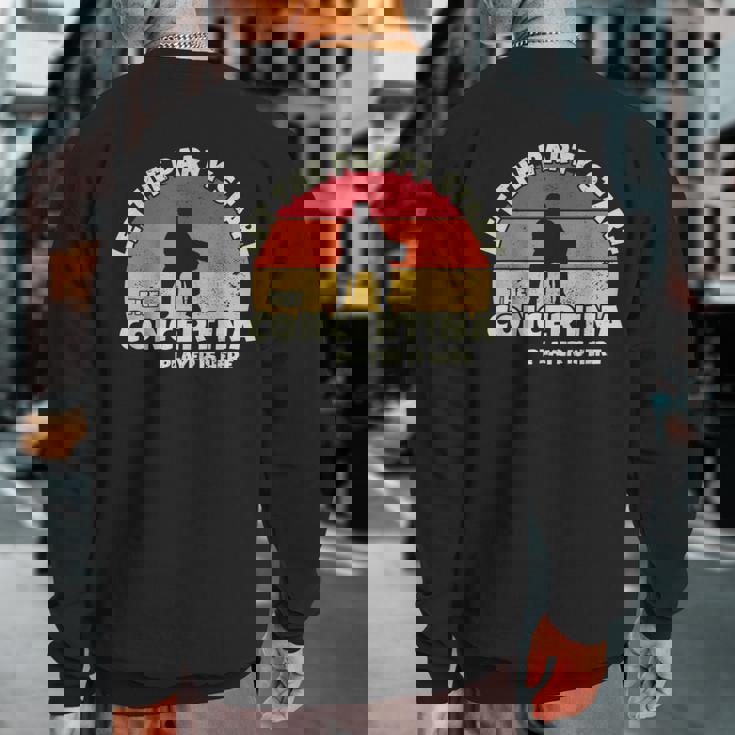 Let The Party Start The Concertina Player Is Here Concertina Sweatshirt Back Print