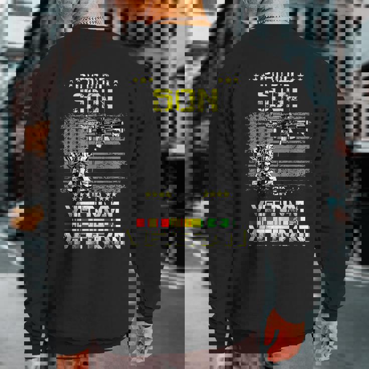 Proud Son Of A Vietnam VeteranVietnam Vet Sweatshirt Back Print Proud Son Of A Vietnam VeteranVietnam Vet Sweatshirt Back Print