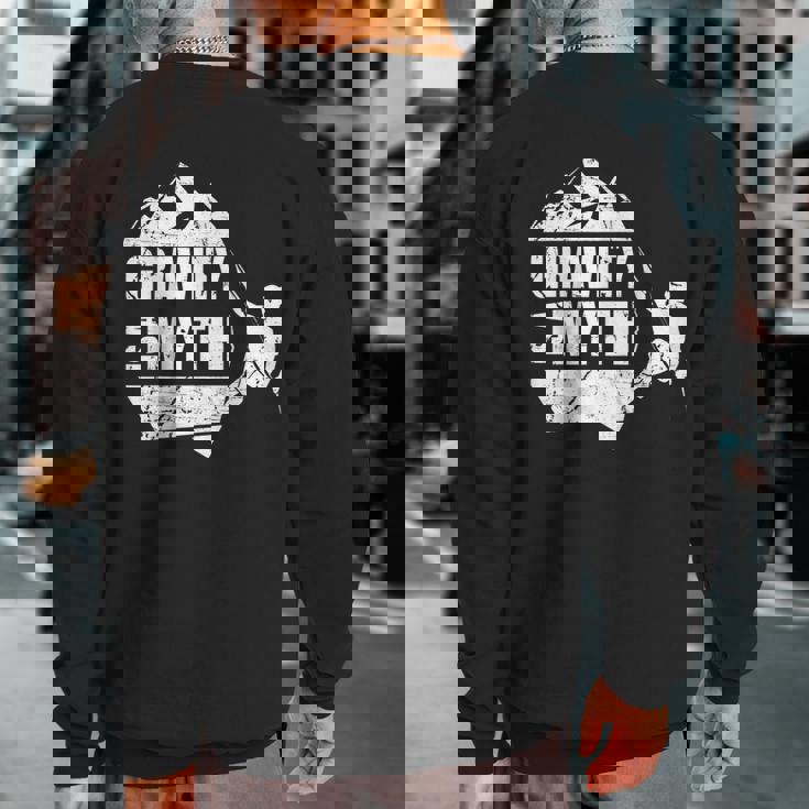 RockClimbersLovers Sweatshirt Back Print RockClimbersLovers Sweatshirt Back Print