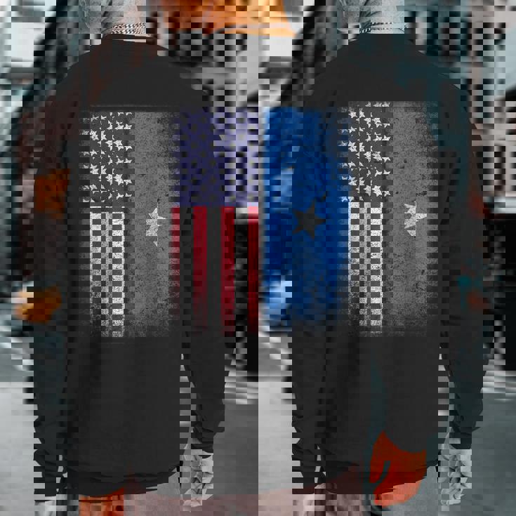 Somali American Flag Somalia Usa Somalian America Sweatshirt Back Print